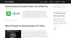 Desktop Screenshot of gotonatural.com